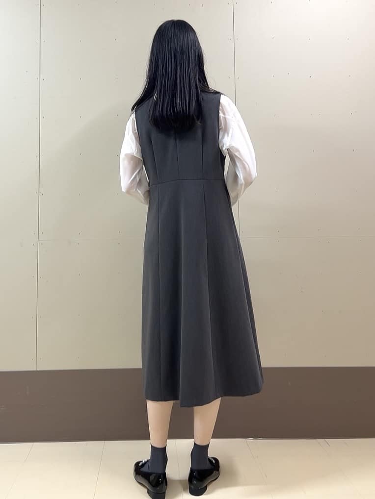sechiさんの「UNTITLED｜【ボウタイリボン/バンドカラー/レイヤード】2WAYシアーブラウス」を使ったコーディネート