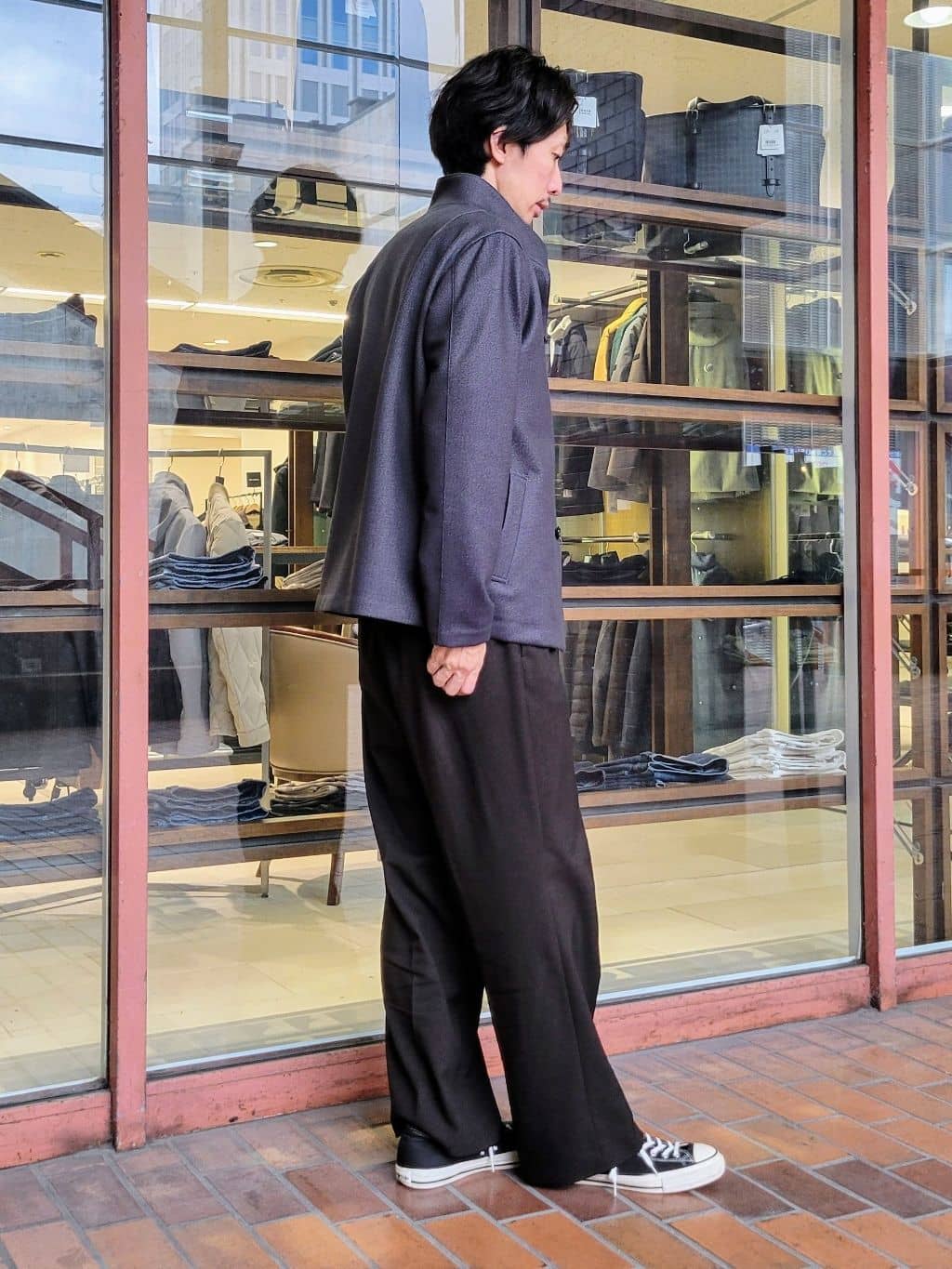piroyaさんの「TAKEO KIKUCHI｜【DOWN FABRIC】ダウンファブリック スタンドカラーブルゾン」を使ったコーディネート