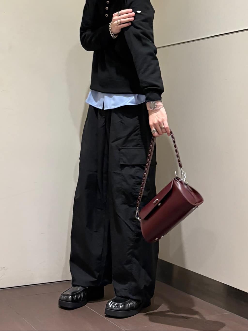 Nさんの「tk.TAKEO KIKUCHI｜バギーバレルカーゴパンツ」を使ったコーディネート