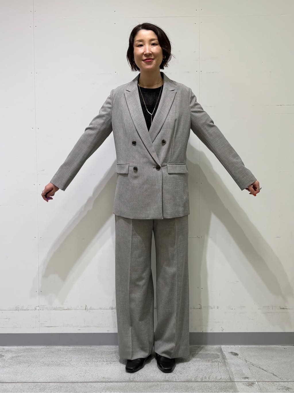 yuriさんの「INDIVI｜ヘアリージャカードトップス」を使ったコーディネート