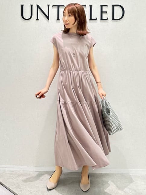 Miwaさんの「UNTITLED｜【追加】ライトダブルリングネックレス」を使ったコーディネート