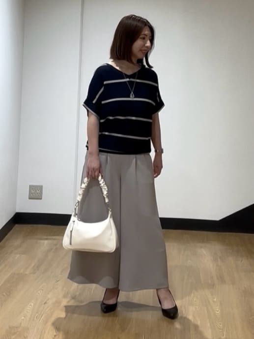 MIKIKOさんの「UNTITLED｜マーブルドロップネックレス」を使ったコーディネート