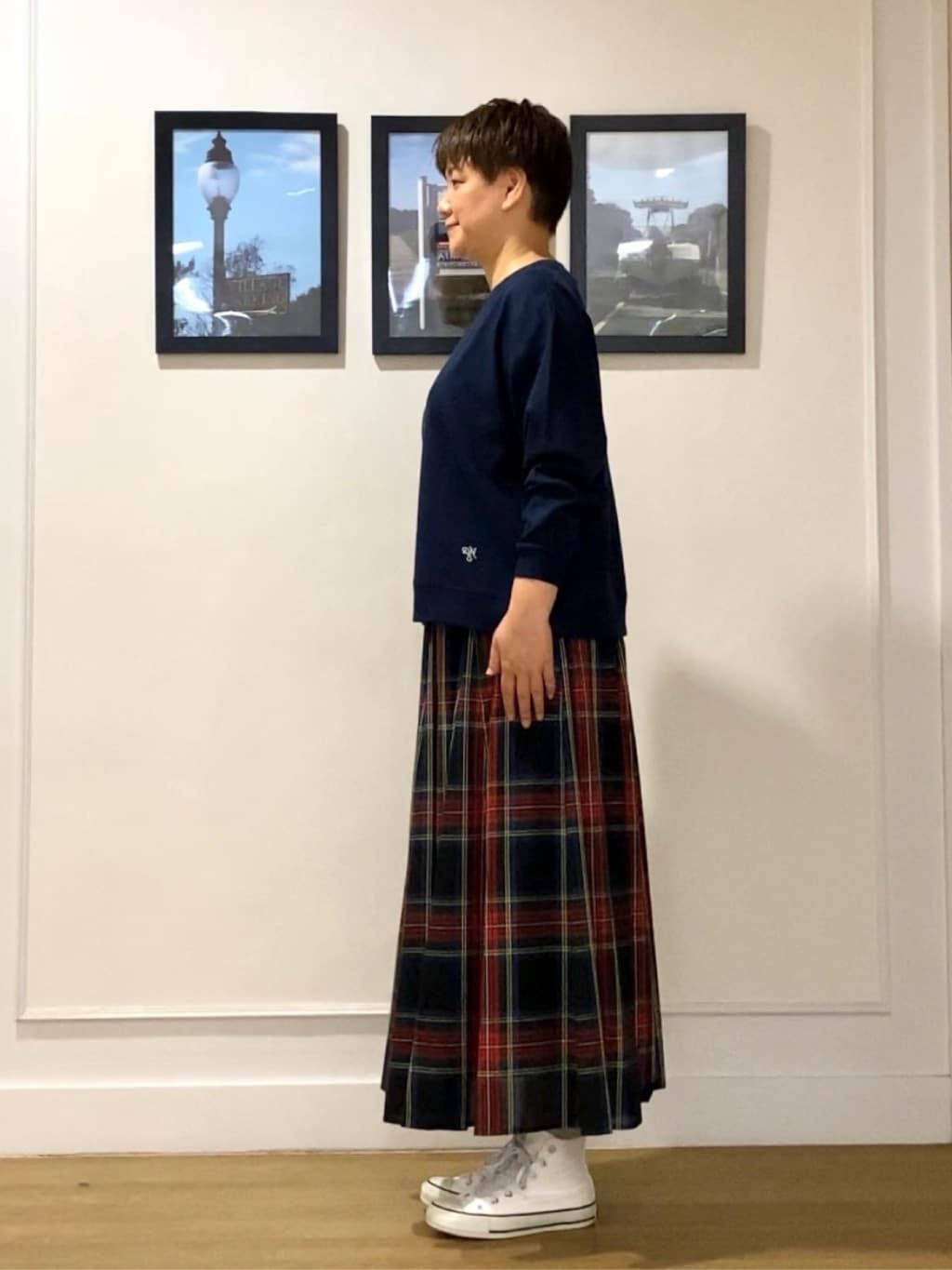 Hiroさんの「Dessin｜【洗える】サイドスナップカットソー」を使ったコーディネート