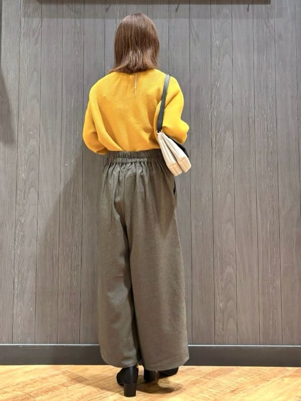 meiさんの「SHOO･LA･RUE｜ウエストまわりをすっきり魅せる デザインガウチョパンツ」を使ったコーディネート