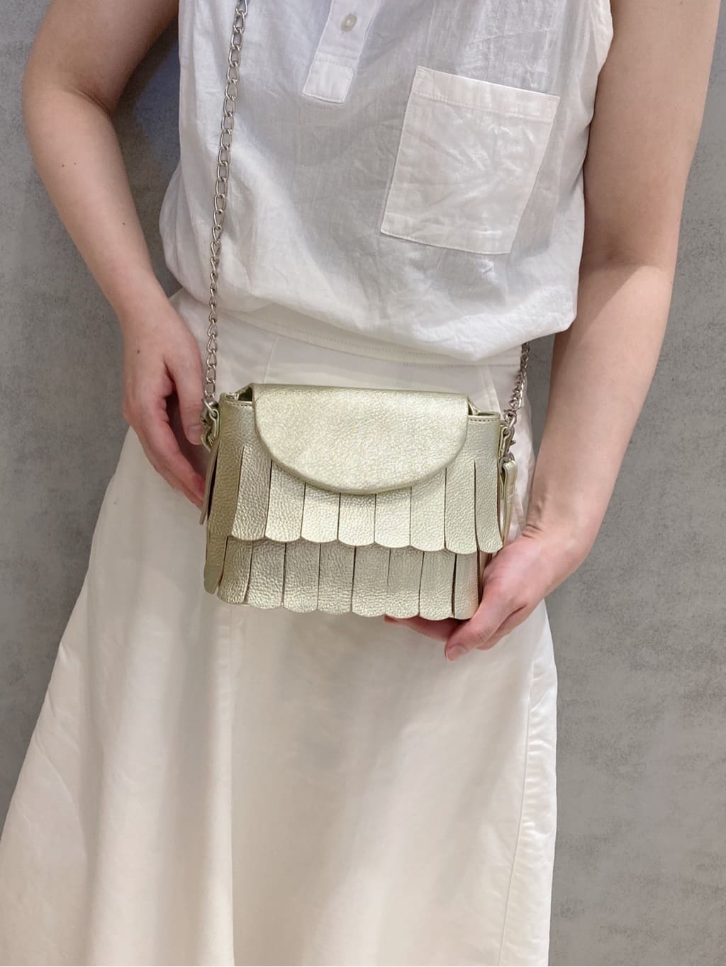 Cさんの「HIROKO HAYASHI｜チェーン付長財布用 ロングチェーン」を使ったコーディネート