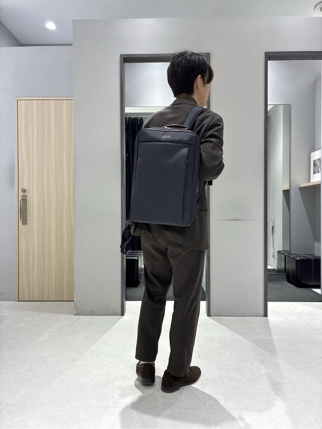 わいずみさんの「TAKEO KIKUCHI｜【None Of Stress】アクティブジャージ 千鳥 ジャケット」を使ったコーディネート