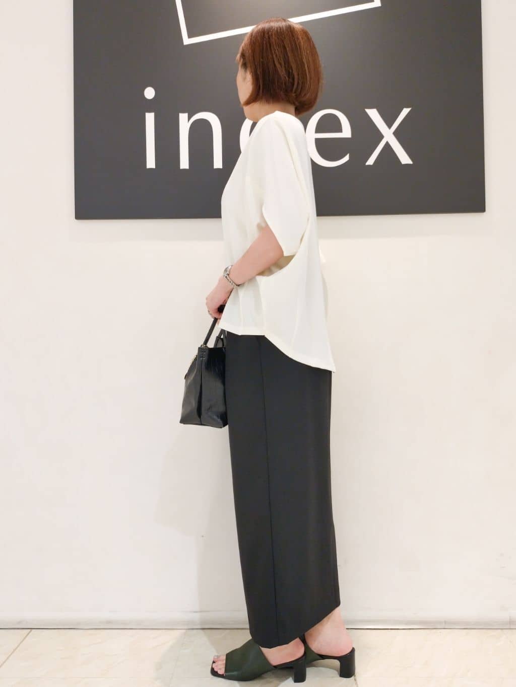 n.さんの「index｜前後2way レースタンクトップ【洗濯機洗い可】」を使ったコーディネート