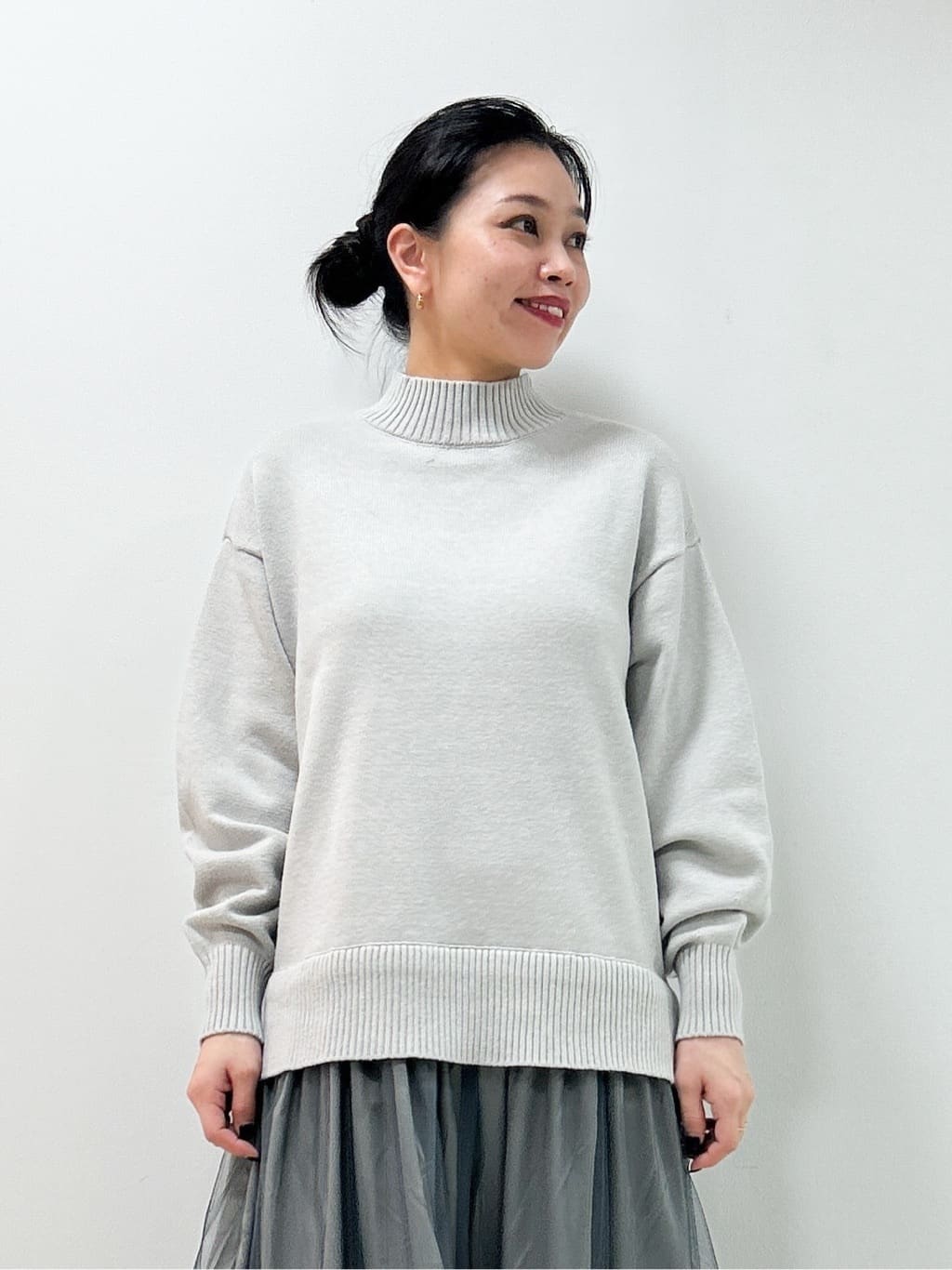 Kaiさんの「Dessin｜【洗える】ニットチュールドッキングワンピース」を使ったコーディネート