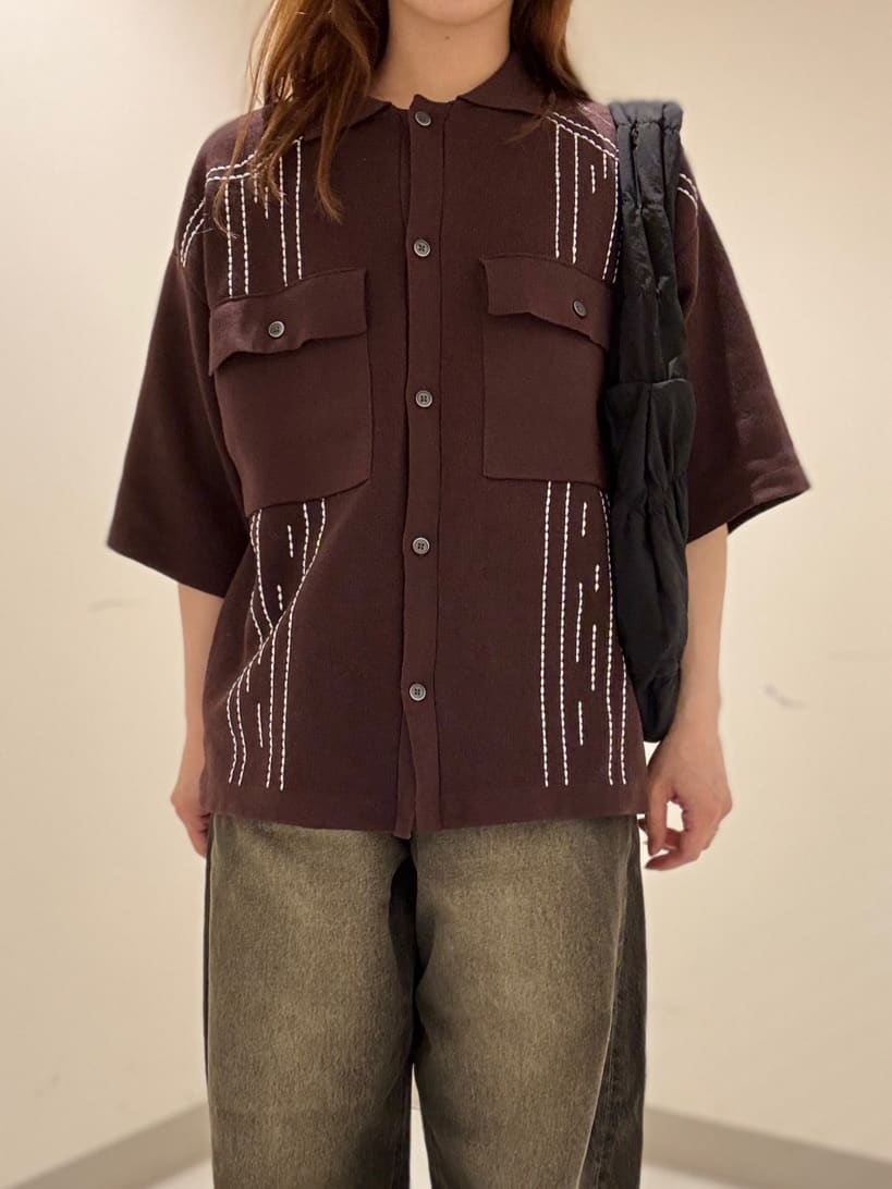 S.A.Oさんの「tk.TAKEO KIKUCHI｜ウェスタンポロカーディガン」を使ったコーディネート