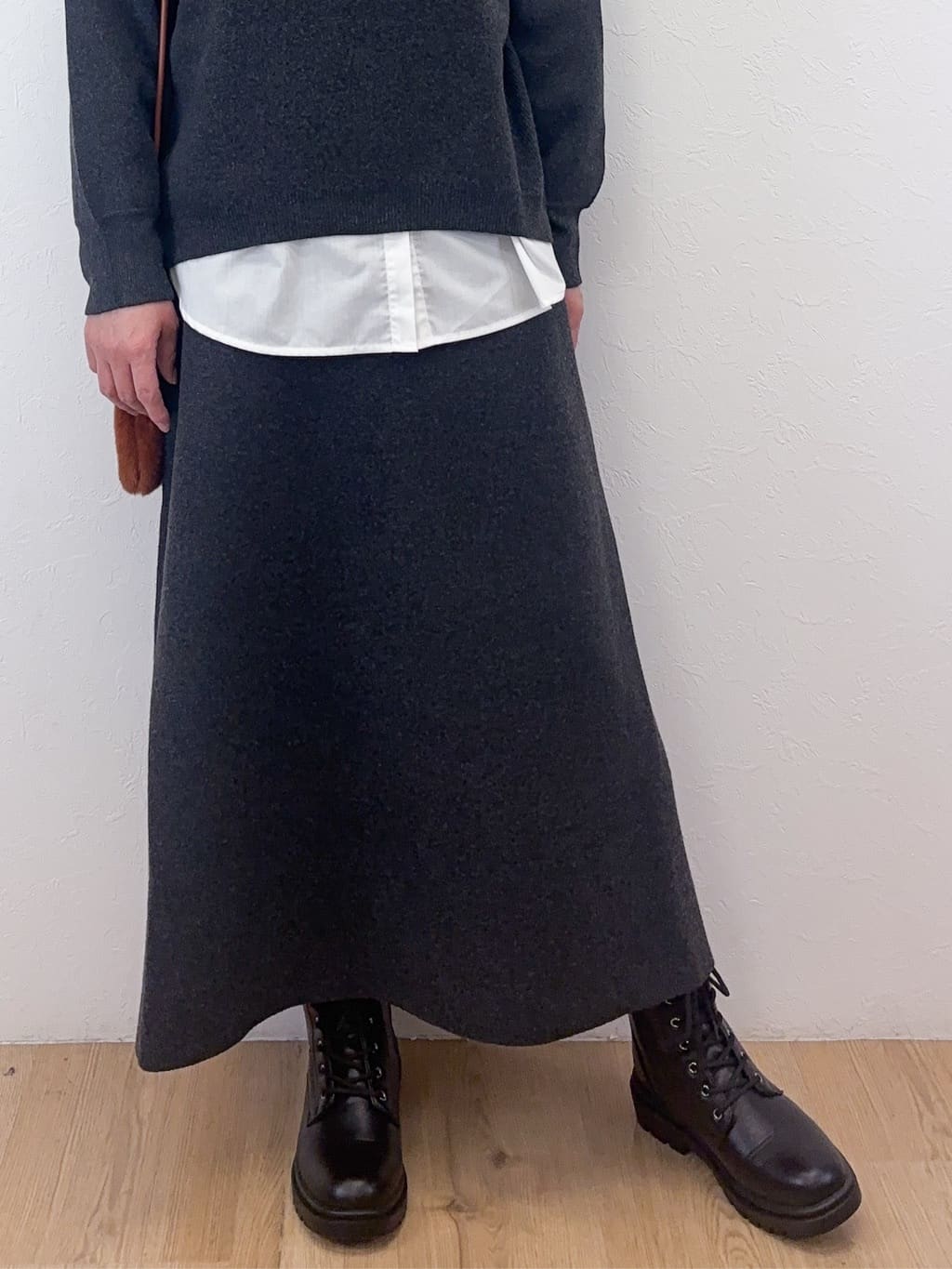 Takeさんの「OPAQUE.CLIP｜サイド編地切替ニットトップス／セットアップ対応【洗濯機OK】」を使ったコーディネート