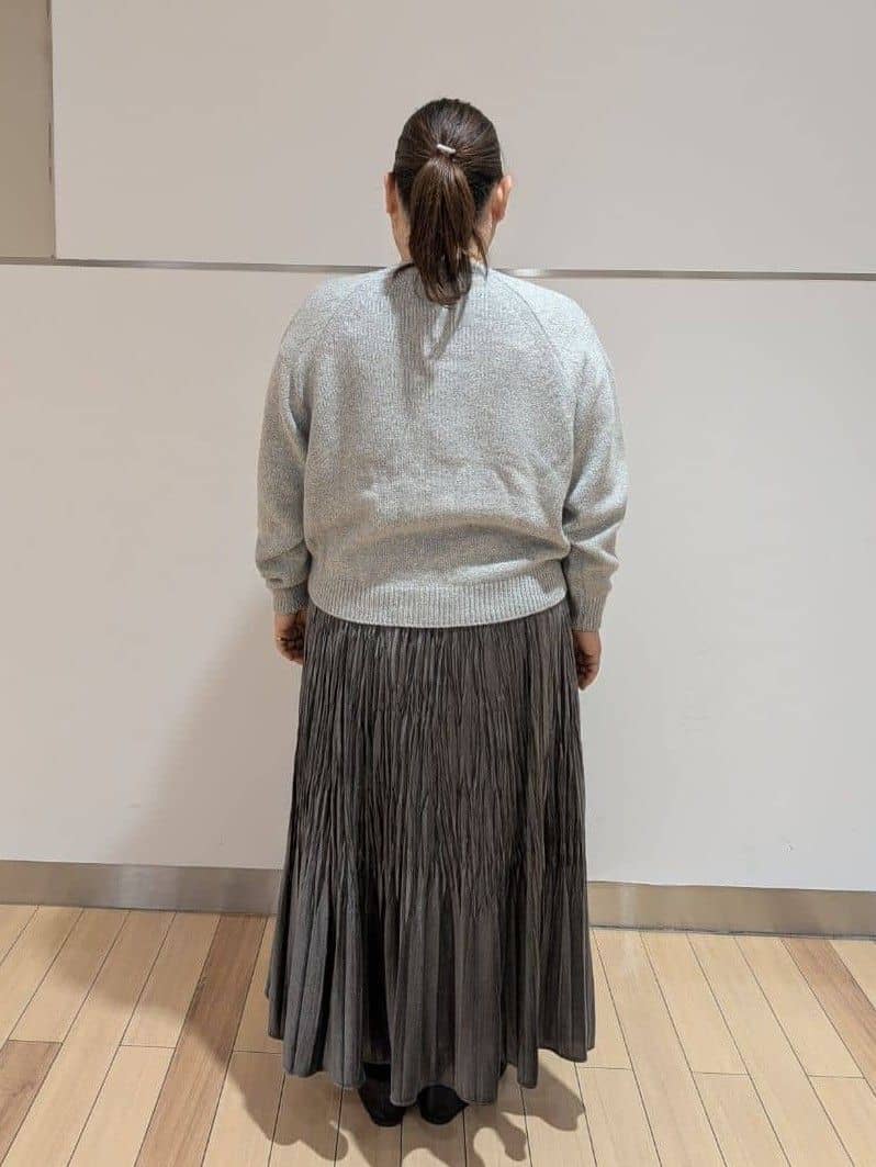 TAKAさんの「UNTITLED｜【セットアップ可/ゆったり】ウール混ラメニット」を使ったコーディネート