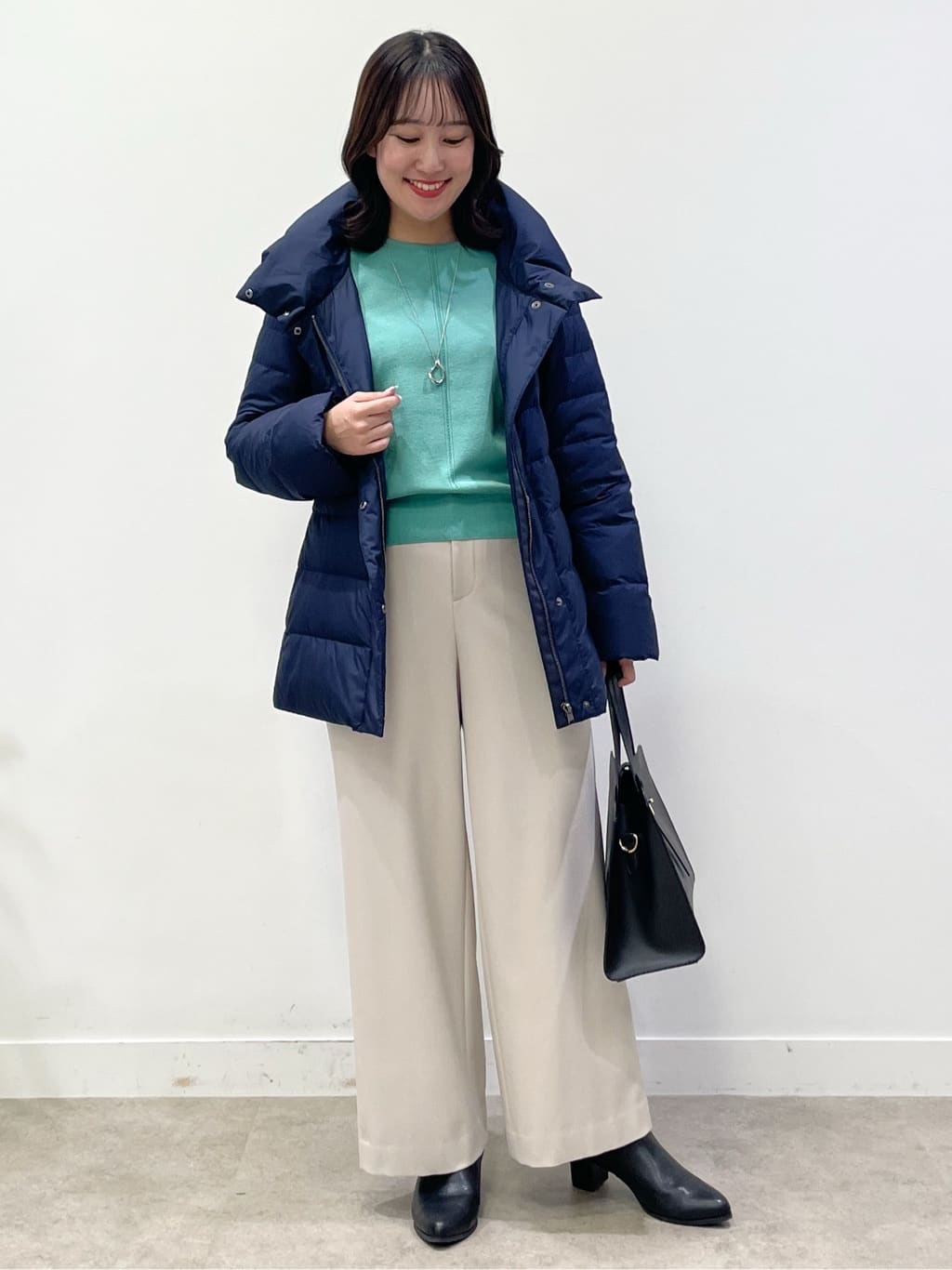 yukariさんの「Reflect｜【SS-4Lサイズ】フーデッドミドルダウンコート」を使ったコーディネート