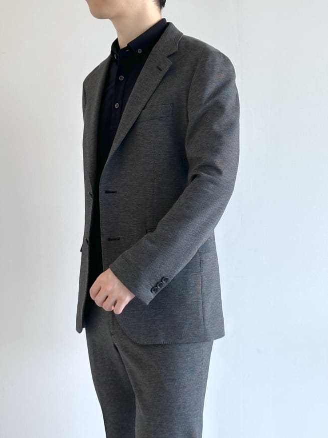 イッシーさんの「TAKEO KIKUCHI｜【None Of Stress】アクティブジャージ 千鳥 ジャケット」を使ったコーディネート
