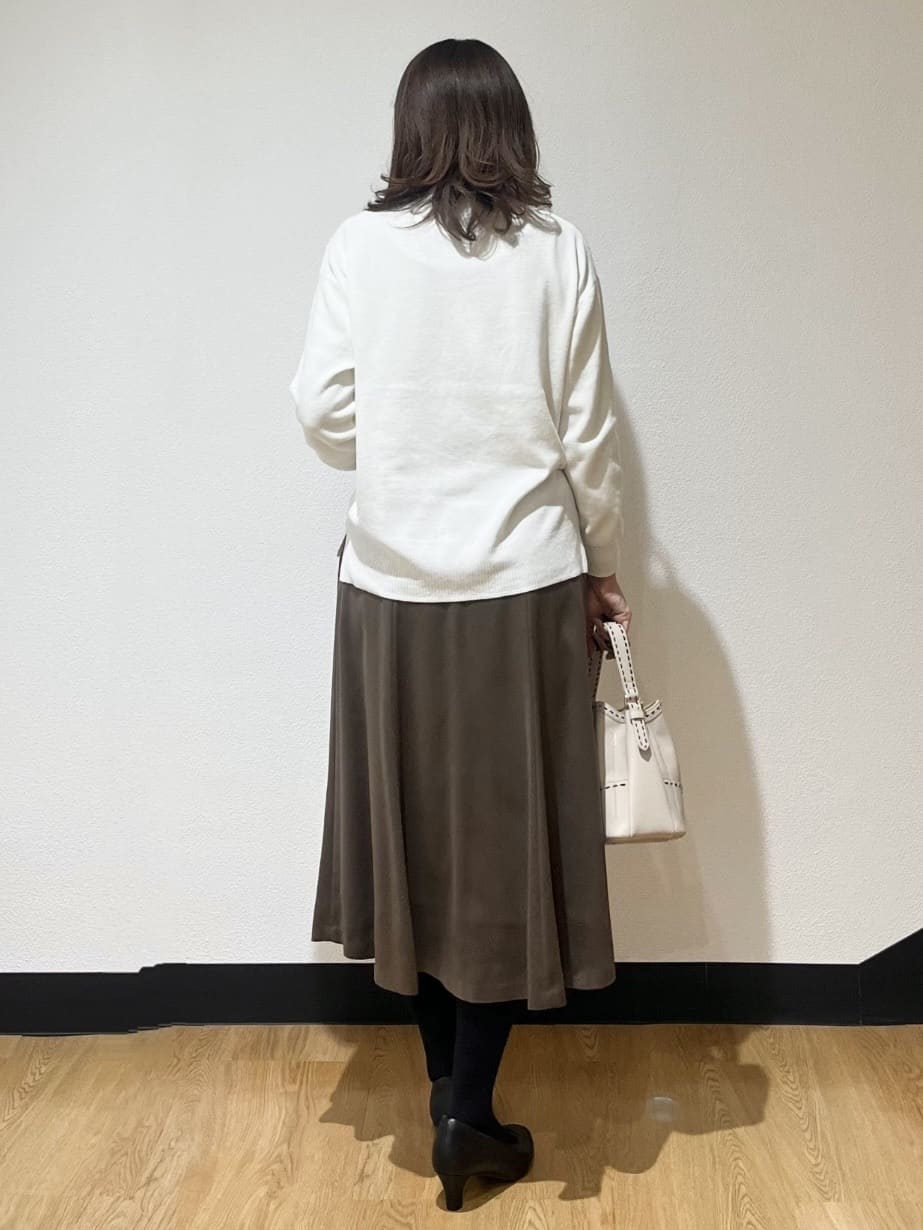 ayaさんの「Reflect｜アーガイル柄ハイネックニット」を使ったコーディネート