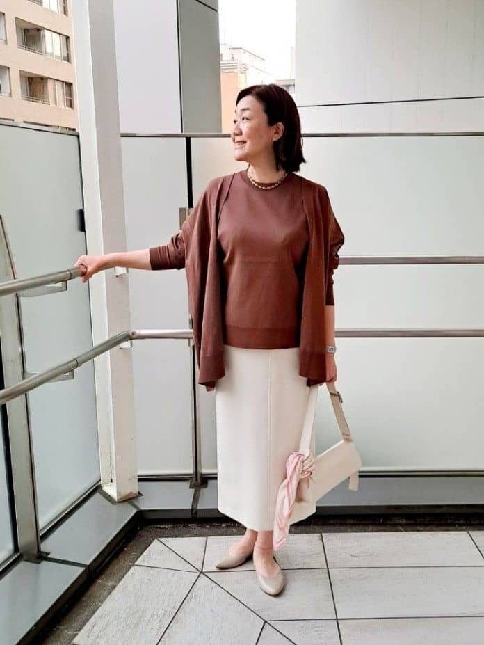 姉さんさんの「UNTITLED｜◆【アンサンブル可能】ニットベスト」を使ったコーディネート