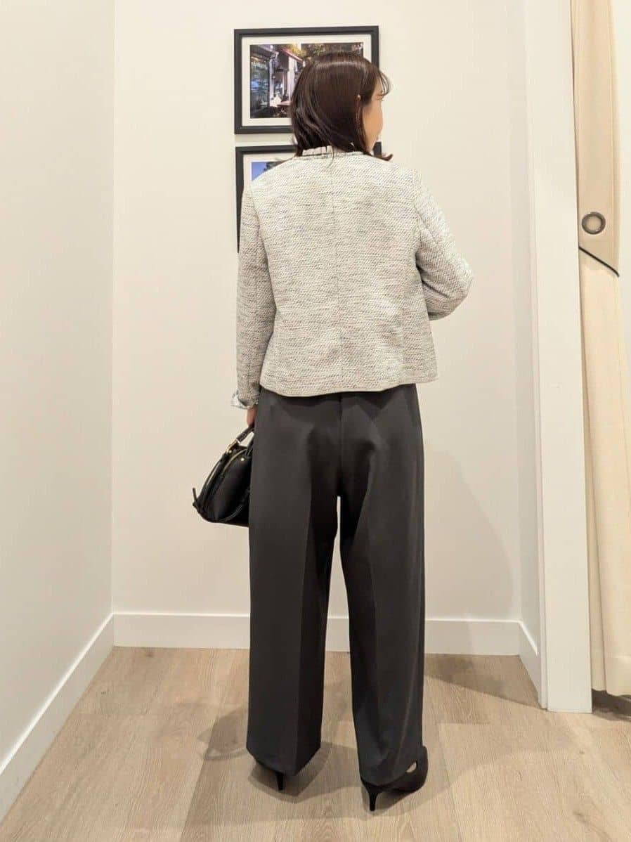 enさんの「Dessin｜【洗える】セットアップ風ジレオールインワン」を使ったコーディネート