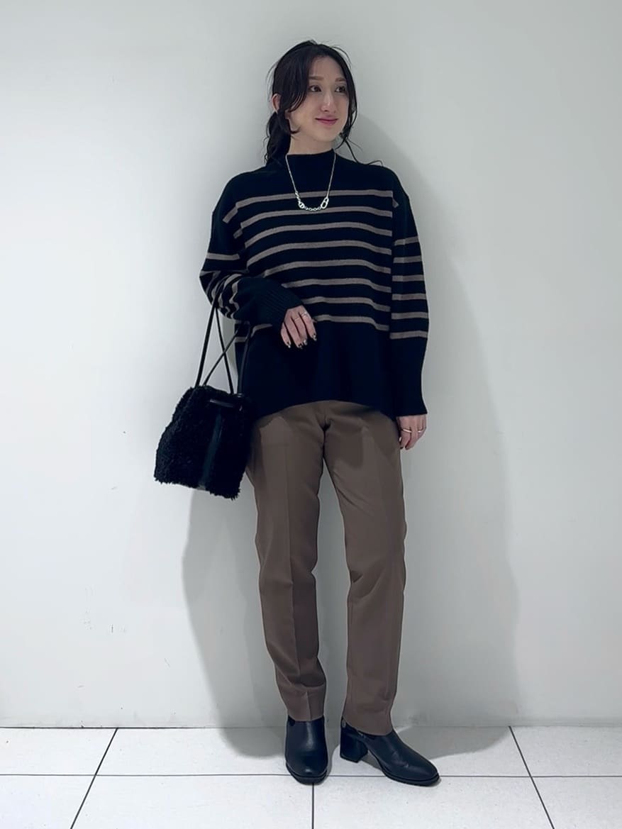 そんさんの「INDIVI｜【撥水／洗える】ステッチレス ロングダウンコート」を使ったコーディネート