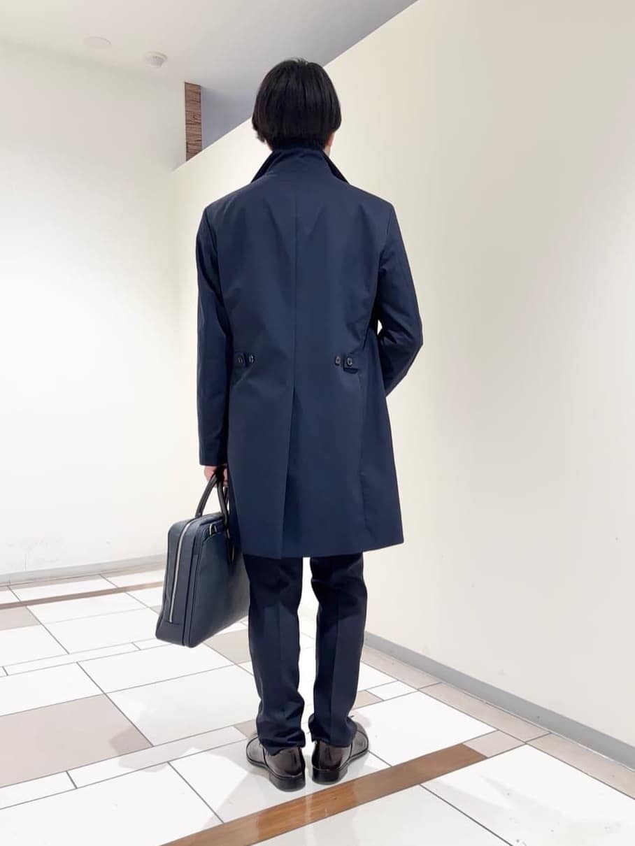 及川さんの「TAKEO KIKUCHI｜【Made in JAPAN】矢絣（やがすり）シルクネクタイ」を使ったコーディネート