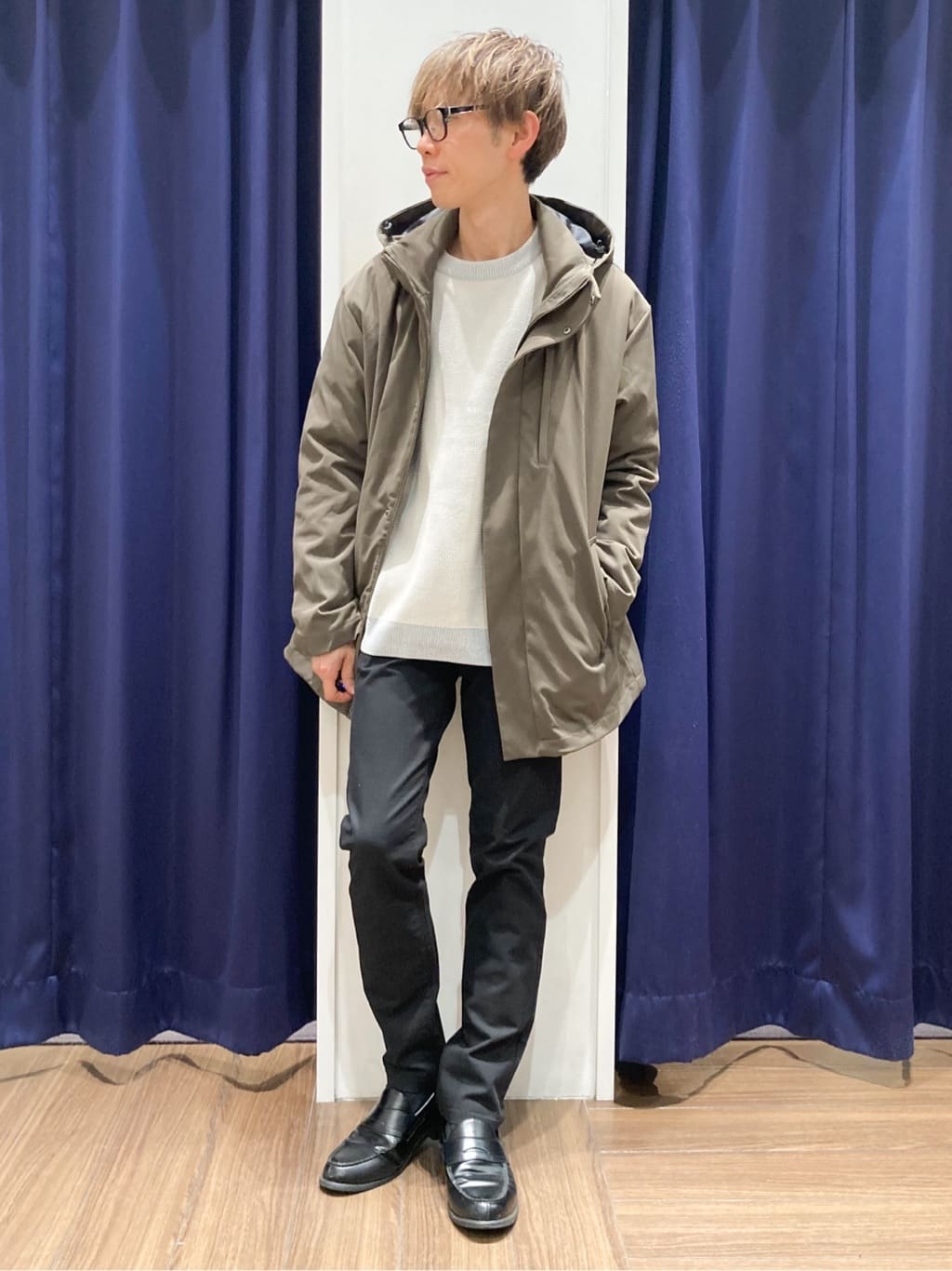つーじーさんの「THE SHOP TK｜【3WAY】中綿ライナー付き カルゼコート　洗濯機OK/ON・OFF対応」を使ったコーディネート