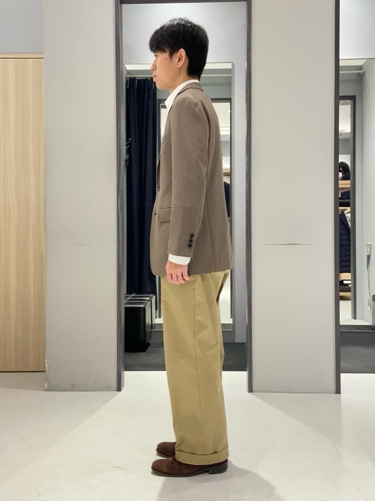 わいずみさんの「TAKEO KIKUCHI｜【Made in JAPAN】ブロード レギュラーカラー ドレスシャツ」を使ったコーディネート