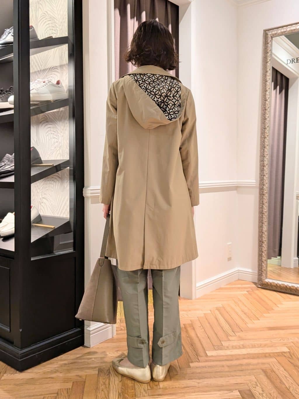 saoriさんの「DRESSTERIOR｜◆ソフトレザーバレエシューズ」を使ったコーディネート