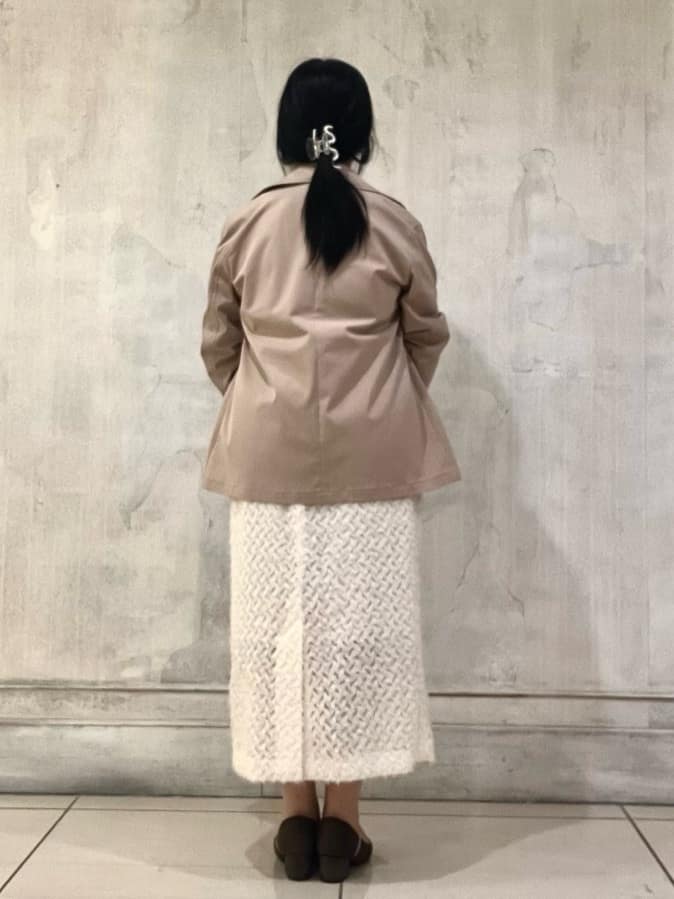 Mizukiさんの「UNTITLED｜◆【洗える/オンオフ使える】袖リブスリットストレッチニット」を使ったコーディネート