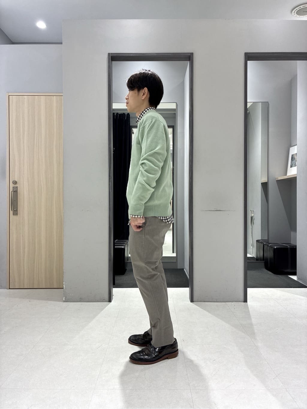 わいずみさんの「TAKEO KIKUCHI｜【None Of Stress】ストレッチ ダウンブルゾン」を使ったコーディネート