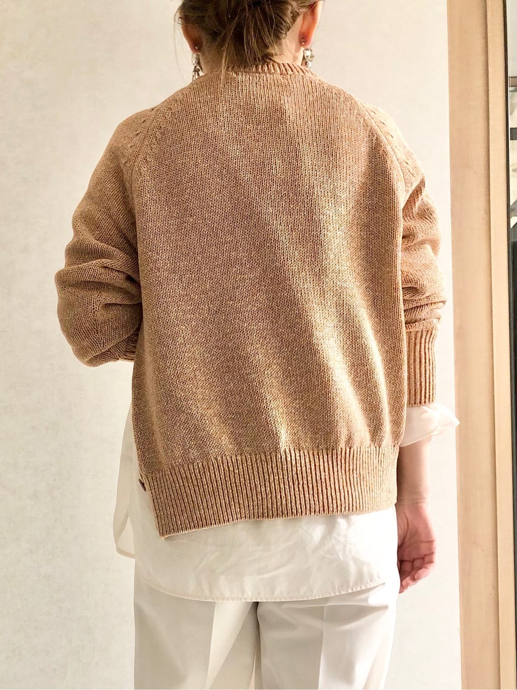 sayuさんの「UNTITLED｜◆【手洗い可/春夏素材】ミックスカラー プルオーバーニット」を使ったコーディネート