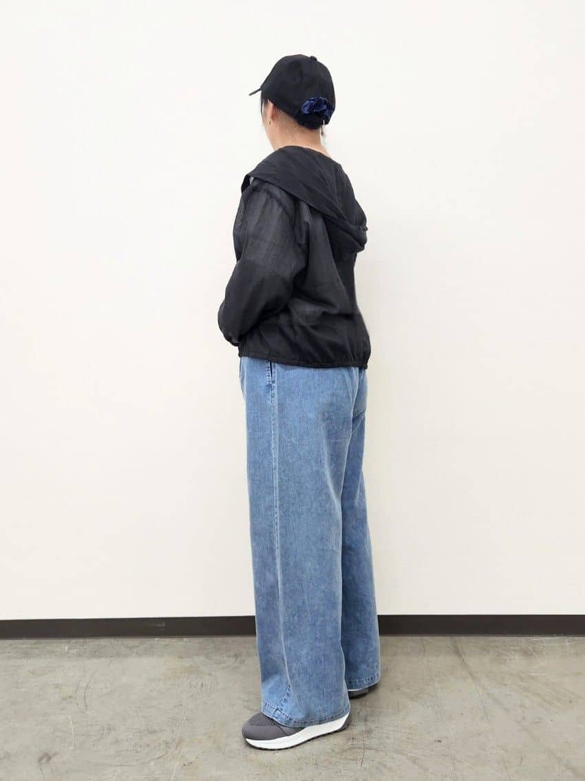 くまさんの「SHOO･LA･RUE｜【S-LL】大人の抜け感 シアーボイルフーディパーカ」を使ったコーディネート