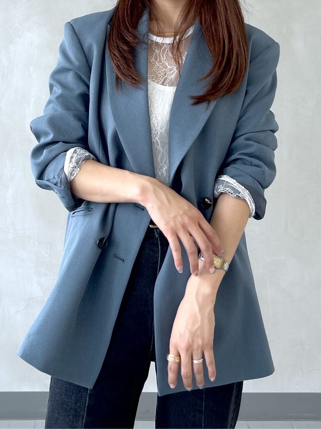takaさんの「INDIVI｜牛革23㎜スライドベルト」を使ったコーディネート