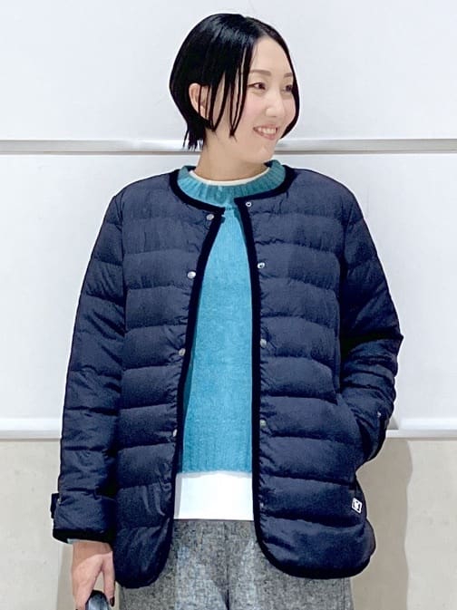 eriko さんの「Dessin｜【撥水・2WAY】ミュラーダウンコートミドル丈」を使ったコーディネート