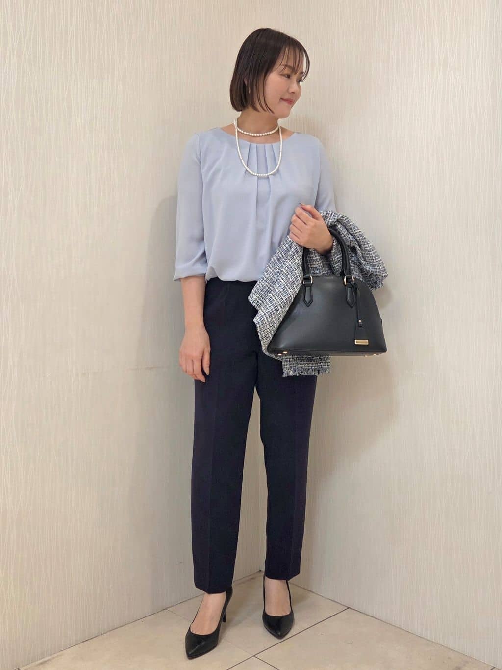 naokoさんの「UNTITLED｜【仕事着/スーツ】ファンシーツイード ジャケット」を使ったコーディネート