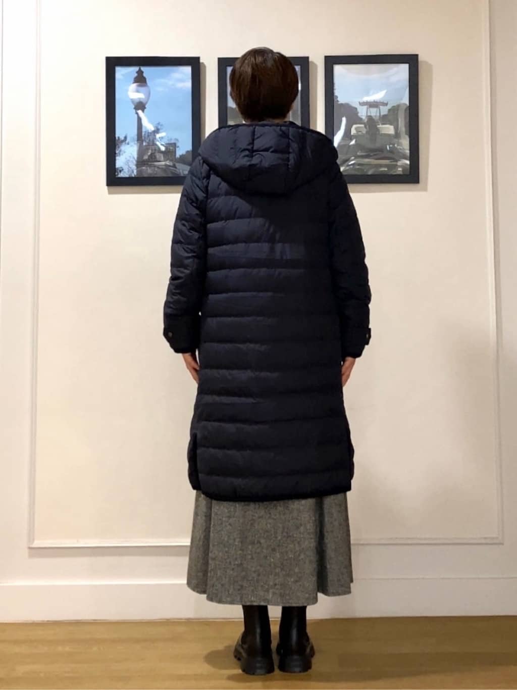 Hiroさんの「Dessin｜【撥水・2WAY】ミュラーダウンコートロング丈」を使ったコーディネート