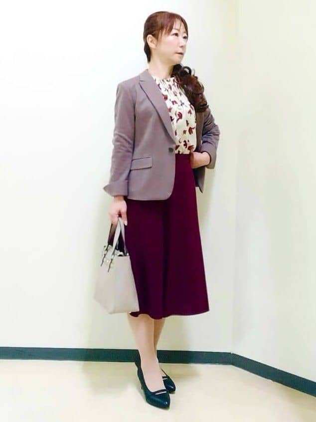 花さんの「Reflect｜【美シルエット】ソフトマーメイドスカート」を使ったコーディネート