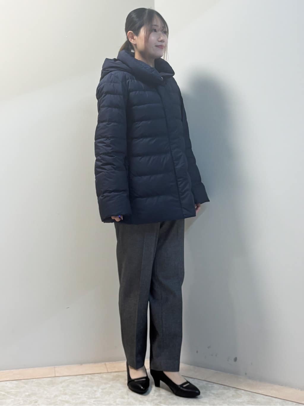 Sawaさんの「Reflect｜【SS-4Lサイズ】フーデッドミドルダウンコート」を使ったコーディネート