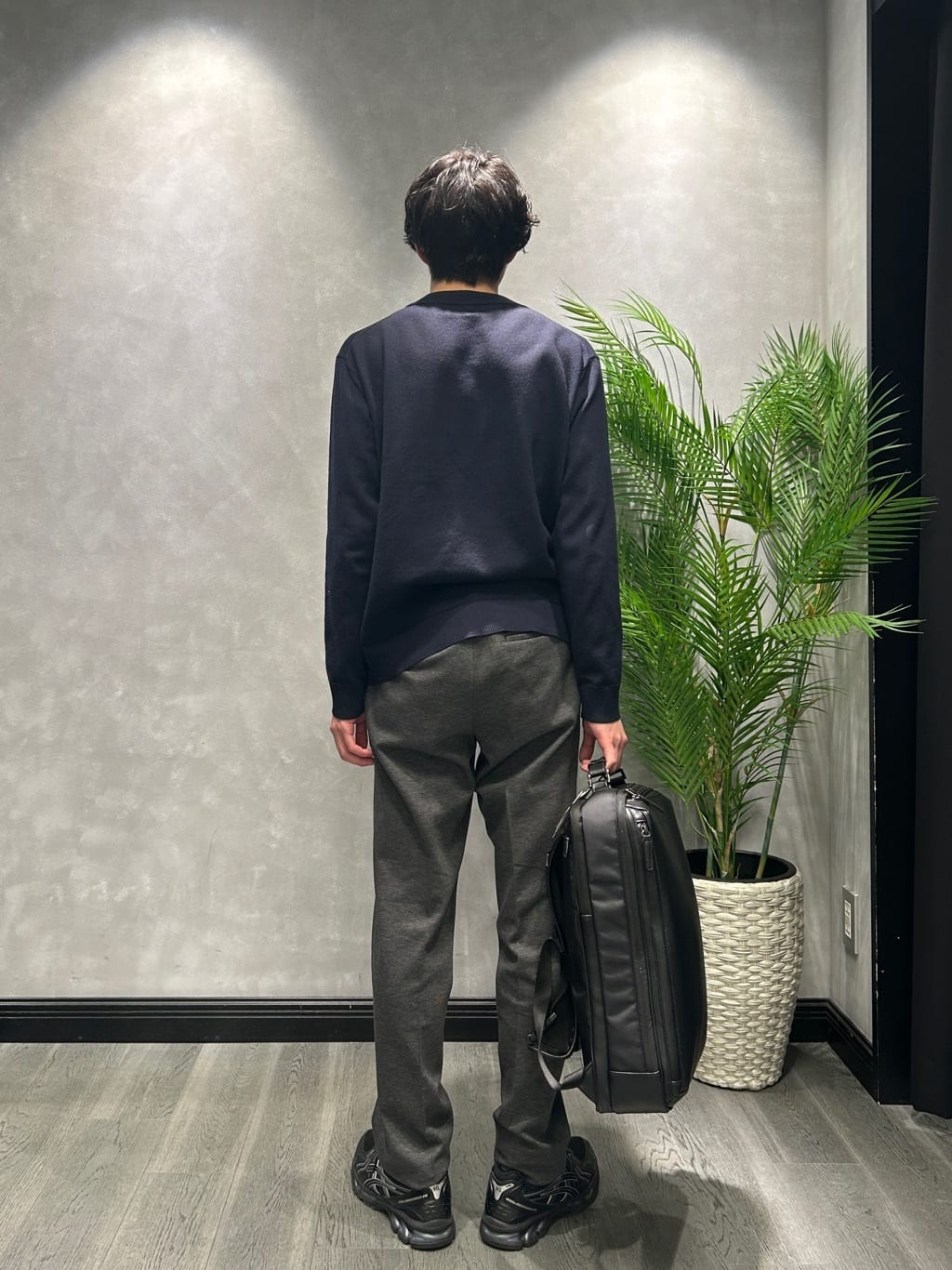 ruiさんの「TAKEO KIKUCHI｜【Sサイズ～】アンチピリング テーラードネック ニット」を使ったコーディネート