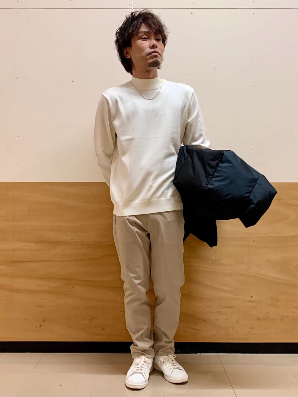 MATUさんの「THE SHOP TK｜【撥水/洗濯機可】寒い季節でも快適 中綿スタンドブルゾン」を使ったコーディネート