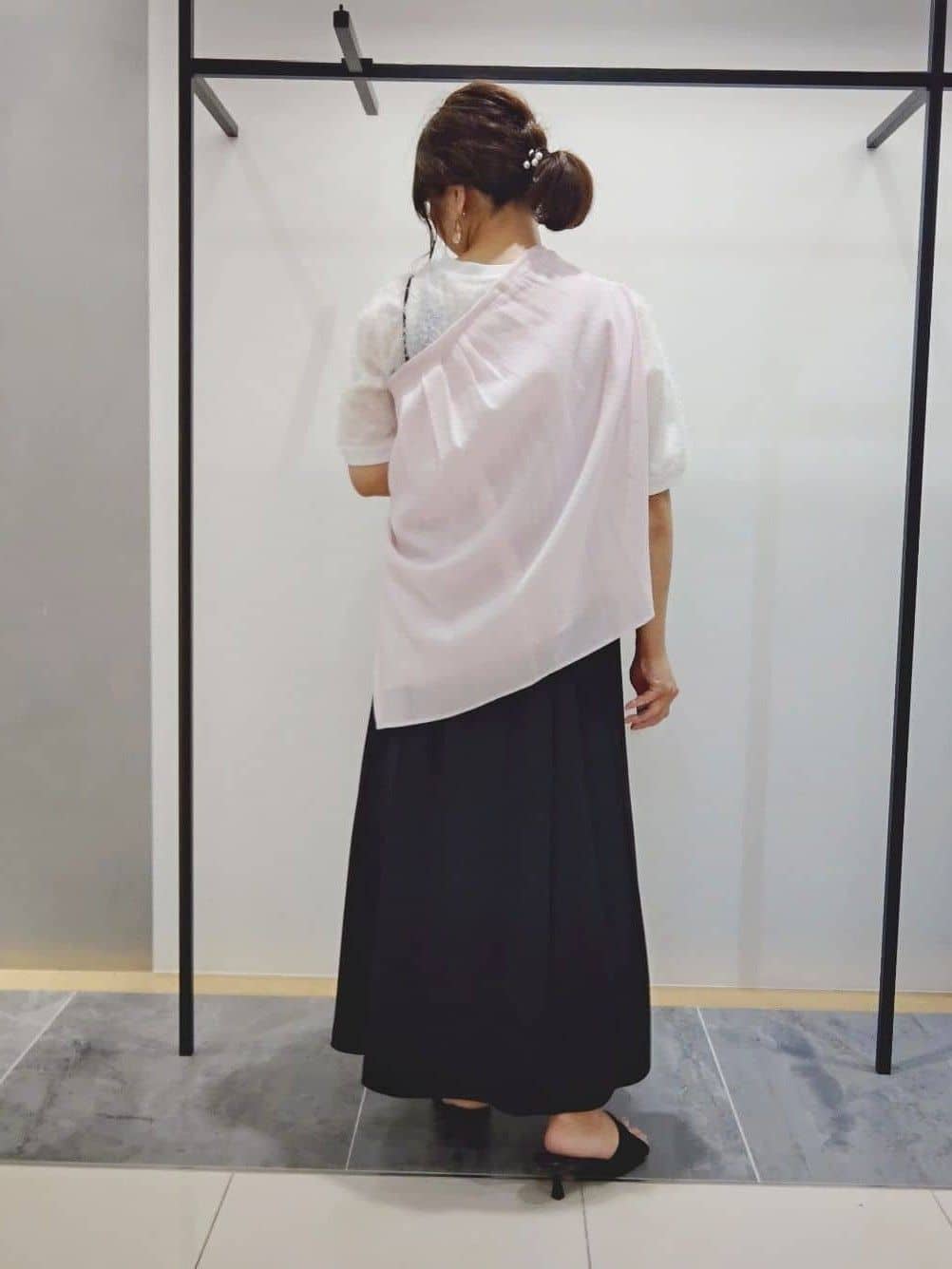 TOMOMIさんの「INDIVI｜ヘアリージャカードトップス」を使ったコーディネート