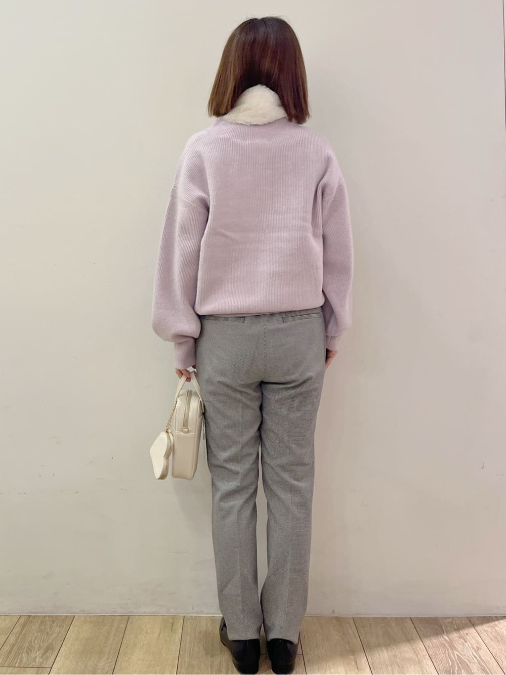 kcさんの「OPAQUE.CLIP｜ウォームストレッチテーパードパンツ【洗濯機OK／防シワ／吸湿発熱】《XS～3L》」を使ったコーディネート