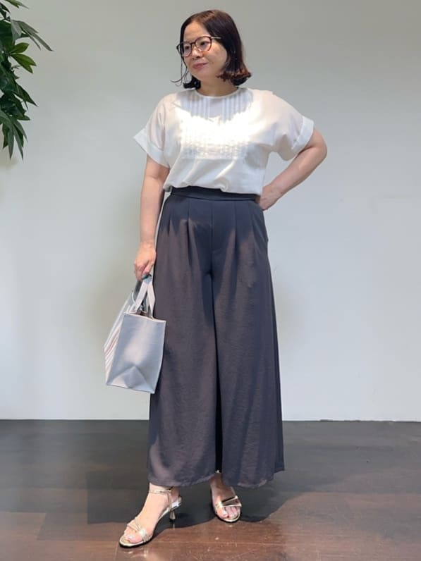 Asamiさんの「UNTITLED｜フープトップネックレス」を使ったコーディネート