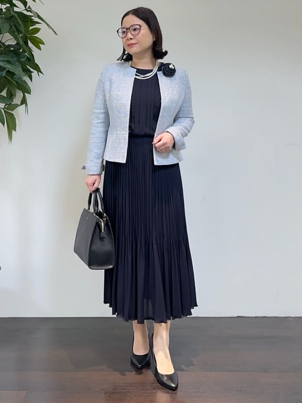Asamiさんの「UNTITLED｜【追加6/日本製】2連フェイクパールネックレス」を使ったコーディネート