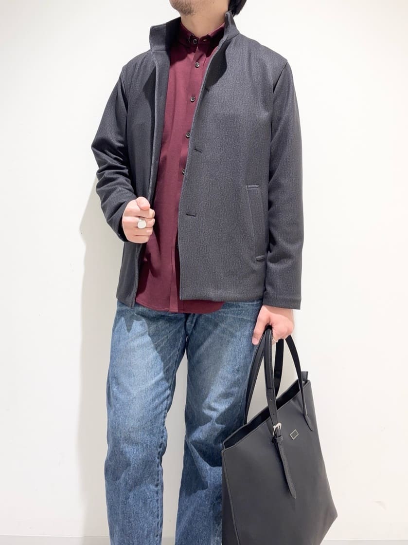 及川さんの「TAKEO KIKUCHI｜【DOWN FABRIC】ダウンファブリック スタンドカラーブルゾン」を使ったコーディネート