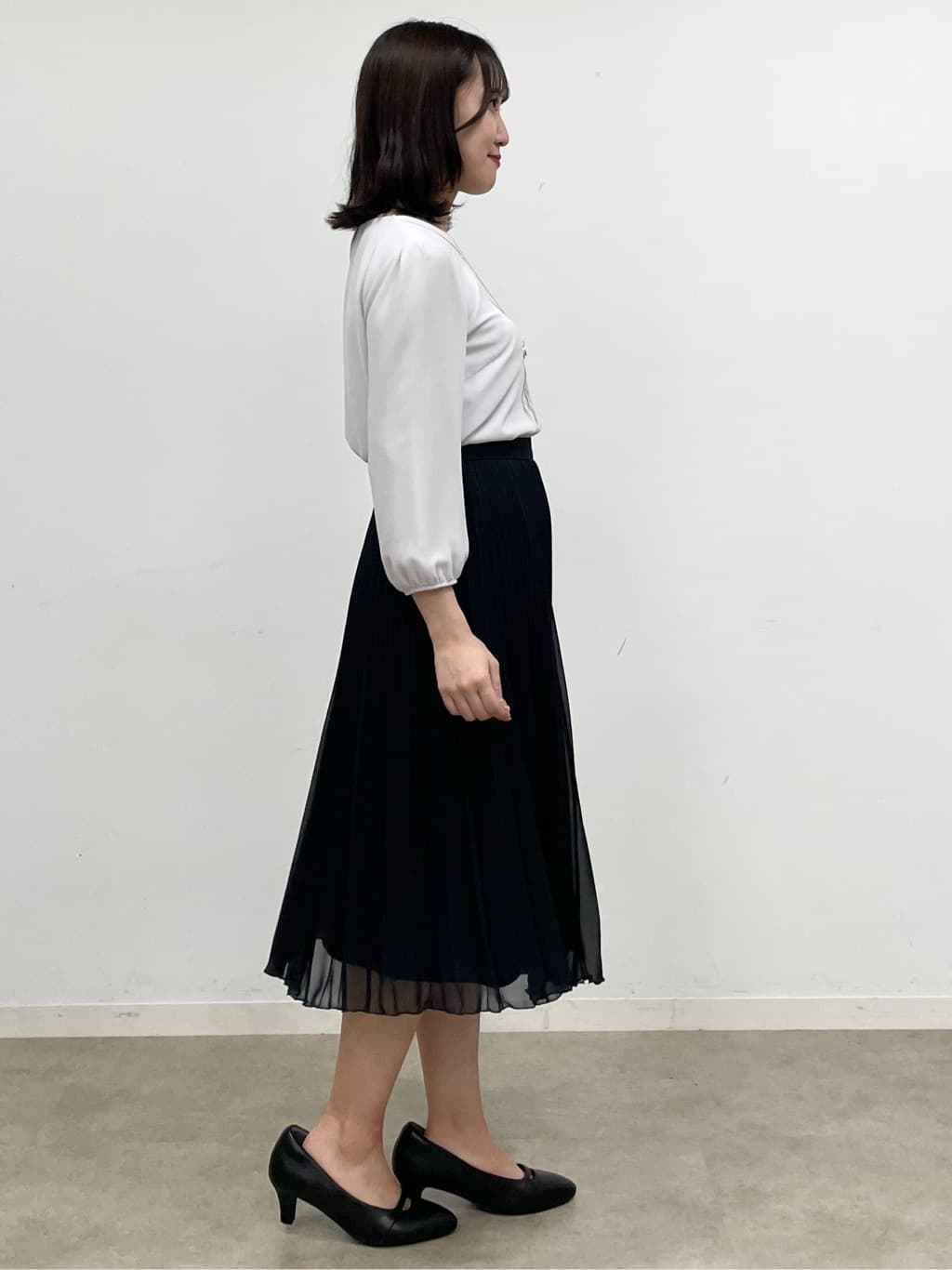 yukariさんの「Reflect｜【SS-4Lサイズ】ピンタック&times;スカラレースブラウス」を使ったコーディネート