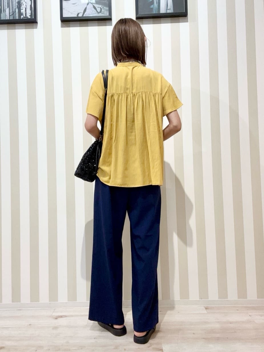 まつこさんの「SHOO･LA･RUE｜【着丈選べる】触れる度ひんやり ゆるきれい イージーワイドパンツ」を使ったコーディネート