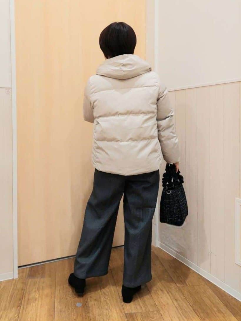 Kさんの「SHOO･LA･RUE｜【撥水/洗える】ショートフーディーダウン」を使ったコーディネート
