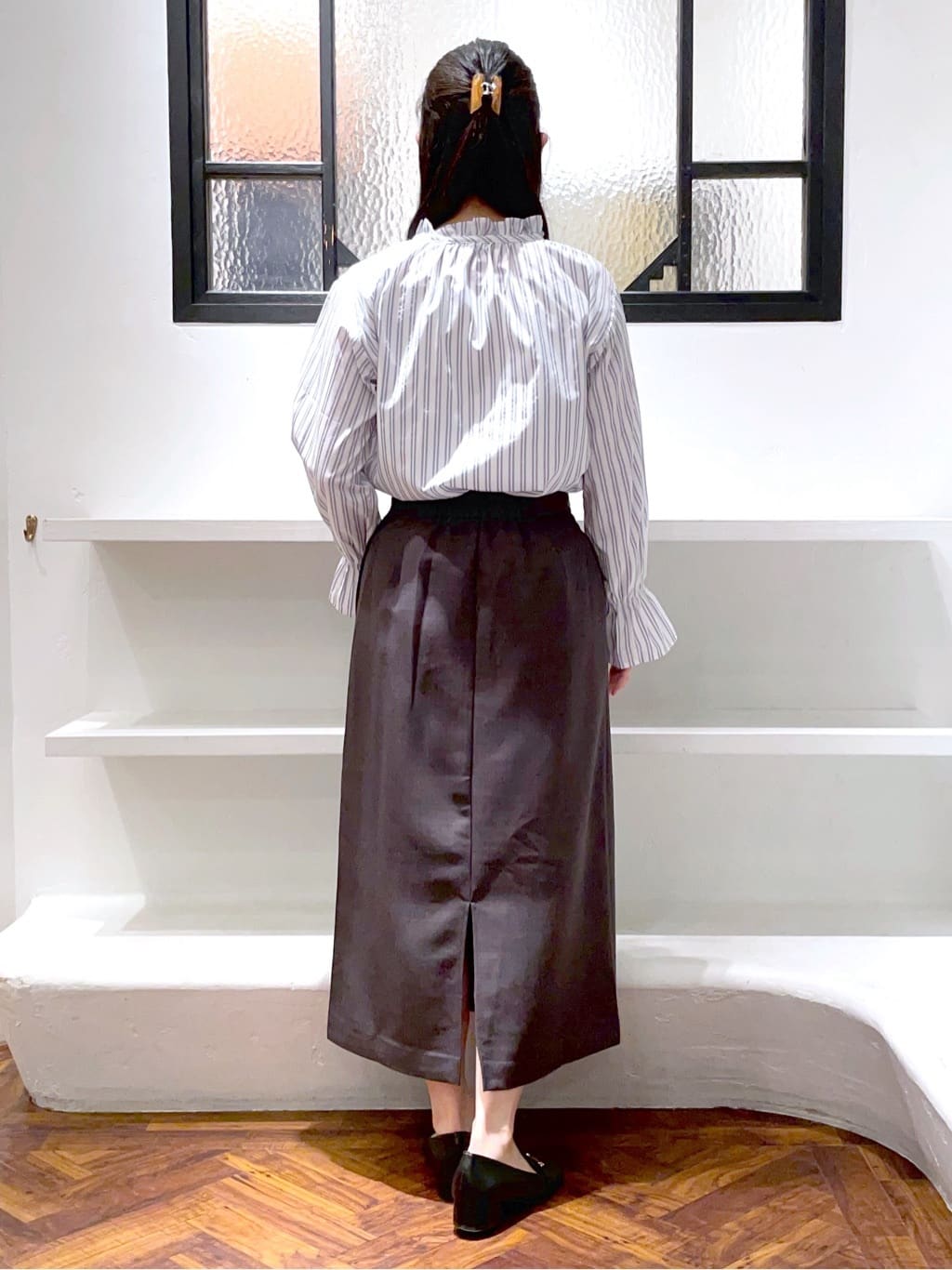 あんりさんの「grove｜【カセット服】洗えるストレートシルエットスカート」を使ったコーディネート