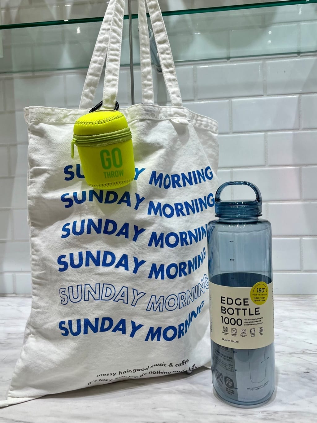 ぐっちさんの「212 KITCHEN STORE｜mlte EDGE Bottle 500 BL」を使ったコーディネート