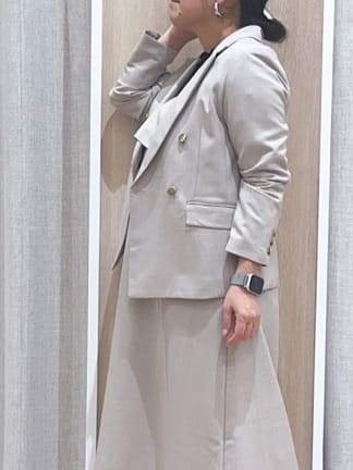 naoさんの「grove｜【カセット服】ダブルブレストテーラードジャケット」を使ったコーディネート