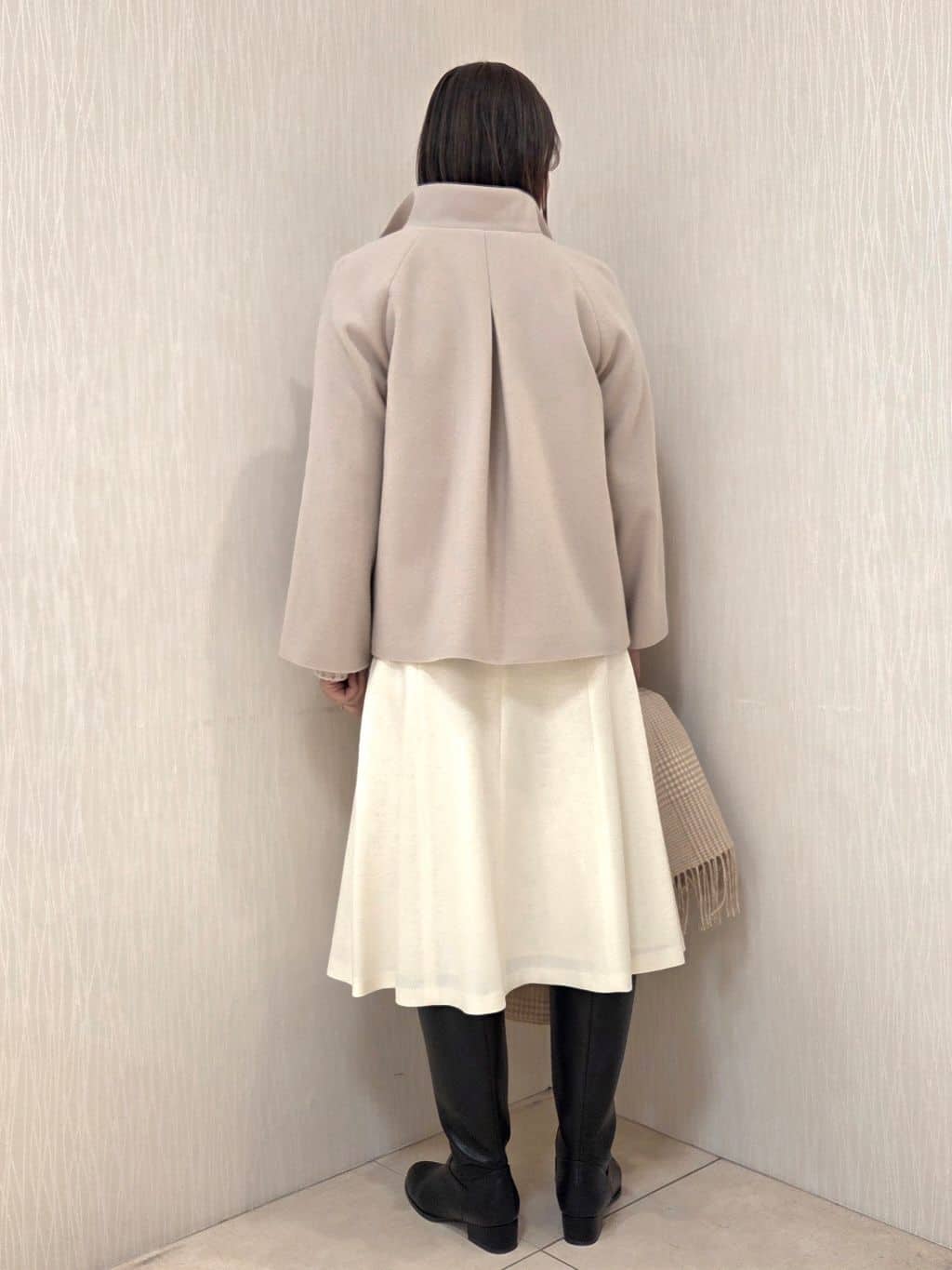 naokoさんの「UNTITLED｜【着回しが効く／オンオフアウター】ウールショートコート」を使ったコーディネート