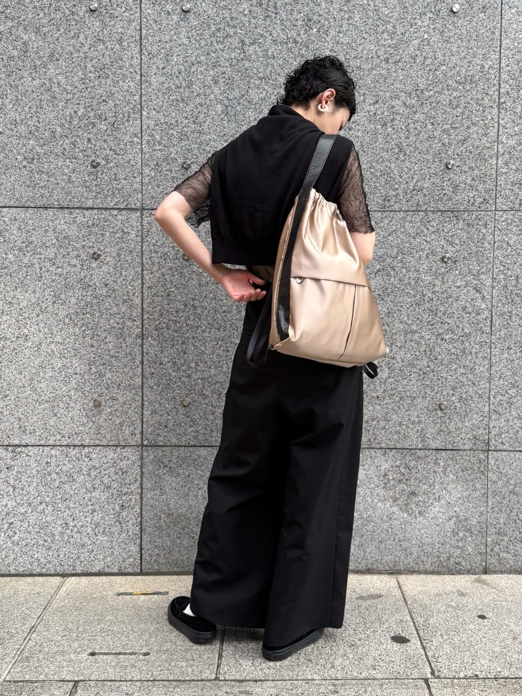 Kさんの「HIROKO HAYASHI｜LUINI SATINE（ルイーニ サティーネ）2wayナップサック」を使ったコーディネート